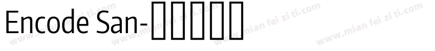 Encode San字体转换
